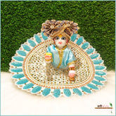 Blended Thread Sitara Work Light Blue Poshak